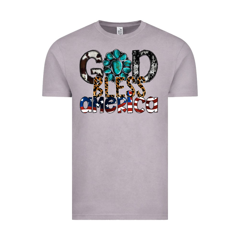 God Bless America Vintage Tee by SublimationCraftShop | Teevron