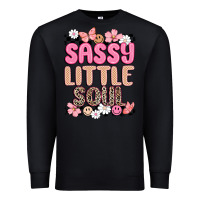 Black sassy little soul Premium Sweatshirt - MaliasSmallBusiness