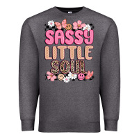 Charcoal Heather sassy little soul Premium Sweatshirt - MaliasSmallBusiness