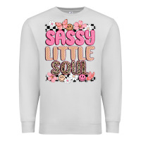 Dove Grey sassy little soul Premium Sweatshirt - MaliasSmallBusiness