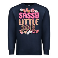 Navy sassy little soul Premium Sweatshirt - MaliasSmallBusiness