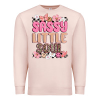 Pale Pink sassy little soul Premium Sweatshirt - MaliasSmallBusiness
