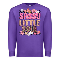 Purple sassy little soul Premium Sweatshirt - MaliasSmallBusiness