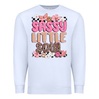 White sassy little soul Premium Sweatshirt - MaliasSmallBusiness