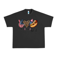Pigment Black peace love let's get it Urban Heavy Tee - CowhideDigitalArt