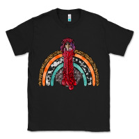 Black thanksgiving turkey rainbow Classic Tee - RanaPortraitStore