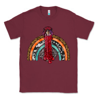 Burgundy thanksgiving turkey rainbow Classic Tee - RanaPortraitStore