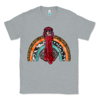 Heather Grey thanksgiving turkey rainbow Classic Tee - RanaPortraitStore