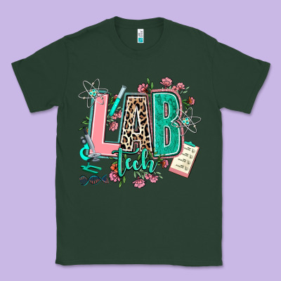 Lab Tech Classic Tee Designed By Adodesignshop