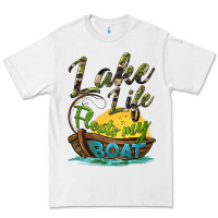 Lake Life Floats My Boat Premium Tee | Teevron
