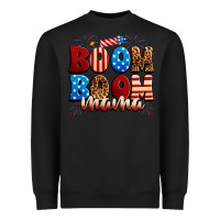 Black Boom boom mama Heavyweight Sweatshirt - Neo Western