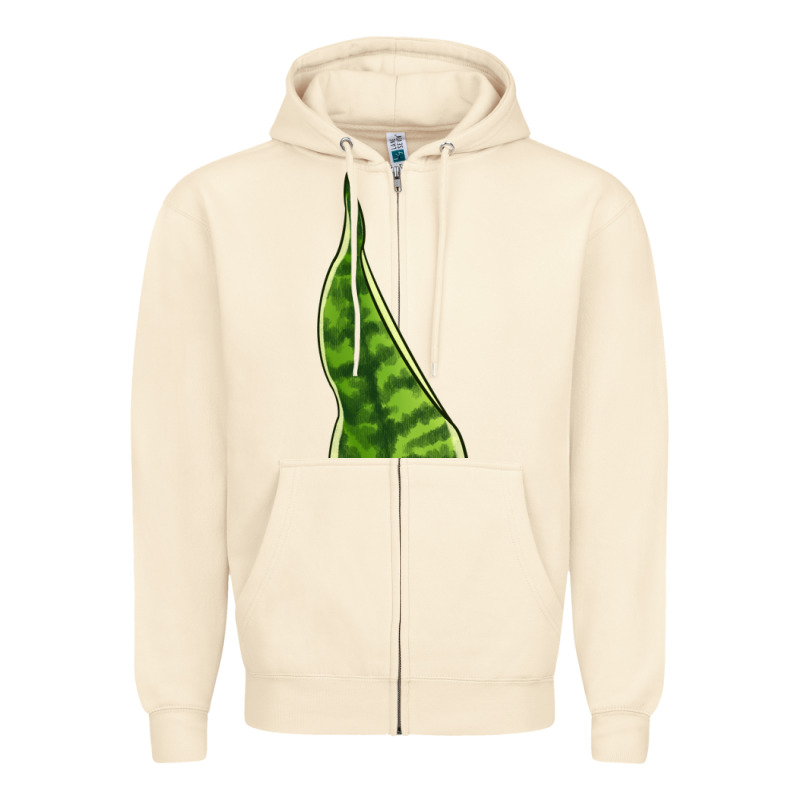 Snake Plant Zipper Hoodie by LillyAllenDesigns | Teevron