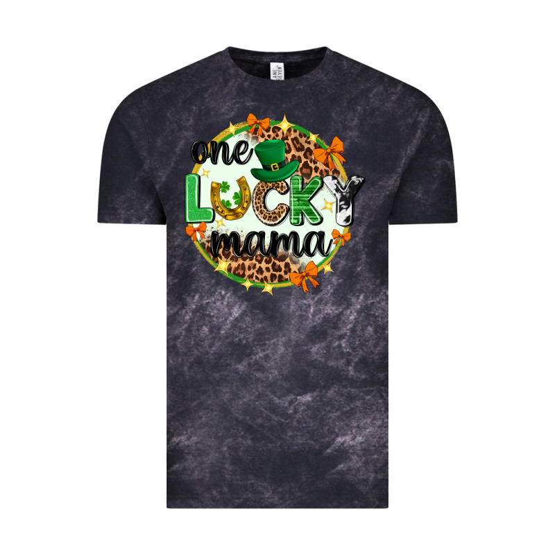 One Lucky Mama  St. Patricks Day Vintage Tee by Neo Western | Teevron