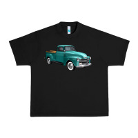 Black western truck 34 view Urban Heavy Tee - FaDigitalArtStudio