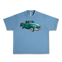 Pebble Blue western truck 34 view Urban Heavy Tee - FaDigitalArtStudio