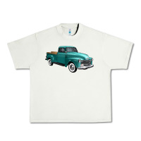 Pistachio western truck 34 view Urban Heavy Tee - FaDigitalArtStudio