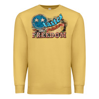 Antique Gold tastes like freedom Premium Sweatshirt - NancyCooperArtShop