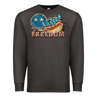 Smoke tastes like freedom Premium Sweatshirt - NancyCooperArtShop