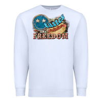 White tastes like freedom Premium Sweatshirt - NancyCooperArtShop