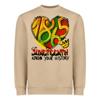 Mushroom juneteenth 1865 graffiti Heavyweight Sweatshirt - HRA Design Shop