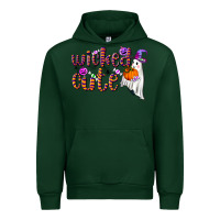 Forest Green wicked cute Urban Hoodie - NancyCooperArtShop