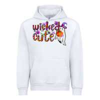 White wicked cute Urban Hoodie - NancyCooperArtShop
