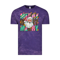 Cloud Purple merry merry merry Vintage Tee - AdoDesignShop