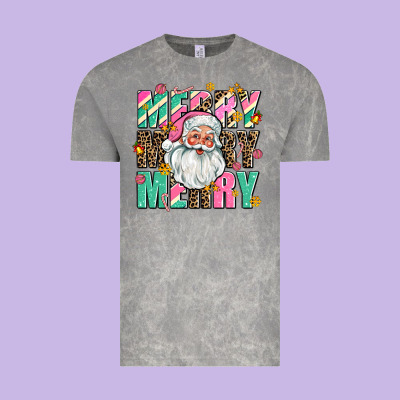 Merry Merry Merry Vintage Tee Designed By Adodesignshop
