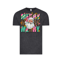 Vintage Black merry merry merry Vintage Tee - AdoDesignShop