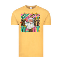 Vintage Mustard merry merry merry Vintage Tee - AdoDesignShop
