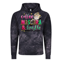 Cloud Black coffee mascara and hustle Vintage Hoodie - Zillion Design Studio
