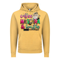 Vintage Mustard coffee mascara and hustle Vintage Hoodie - Zillion Design Studio
