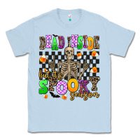 Dusty Blue dead inside but its spooky season Classic Tee - AdoDesignShop
