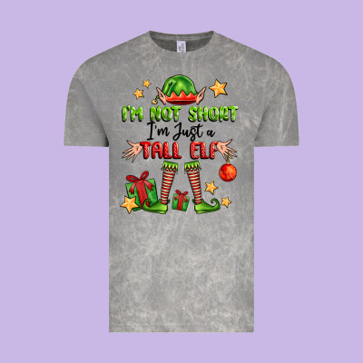 Im Not  Im Just A Tall Elf Vintage Tee Designed By Fadigitalartstudio