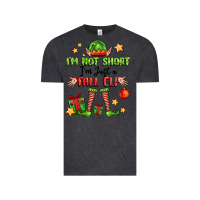 Vintage Black im not  im just a tall elf Vintage Tee - FaDigitalArtStudio