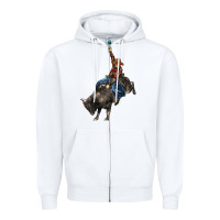 White western rodeo bullfighter Zipper Hoodie - BarkalooDesign
