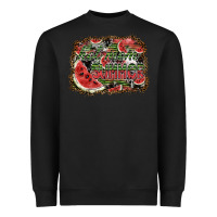 Black hot mom summer Heavyweight Sweatshirt - SublimationCraftShop