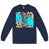 Navy faith Long Sleeve Tee - JahusDesignShop