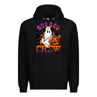 Black Boo Boo Crew Nurse Premium Hoodie - LillyAllenDesigns
