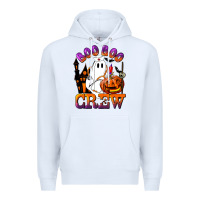 White Boo Boo Crew Nurse Premium Hoodie - LillyAllenDesigns