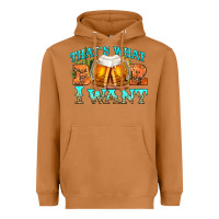 Meerkat western beer thats what i want Heavyweight Hoodie - NancyCooperArtShop