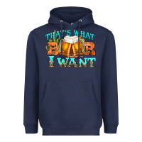 Navy western beer thats what i want Heavyweight Hoodie - NancyCooperArtShop