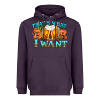 Plum western beer thats what i want Heavyweight Hoodie - NancyCooperArtShop