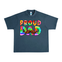 Midnight Navy proud dad Urban Heavy Tee - HRA Design Shop