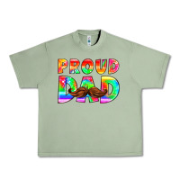 Oil Green proud dad Urban Heavy Tee - HRA Design Shop