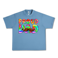 Pebble Blue proud dad Urban Heavy Tee - HRA Design Shop