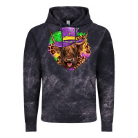 Cloud Black highland cow mardi gras Vintage Hoodie - JahusDesignShop