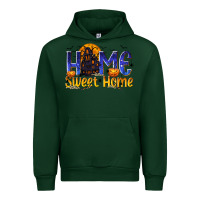 Forest Green Home Sweet Home Urban Hoodie - texasbilliewilder