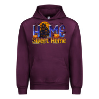Mauve Wine Home Sweet Home Urban Hoodie - texasbilliewilder