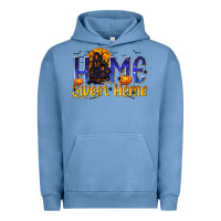 Pigment Pebble Blue Home Sweet Home Urban Hoodie - texasbilliewilder